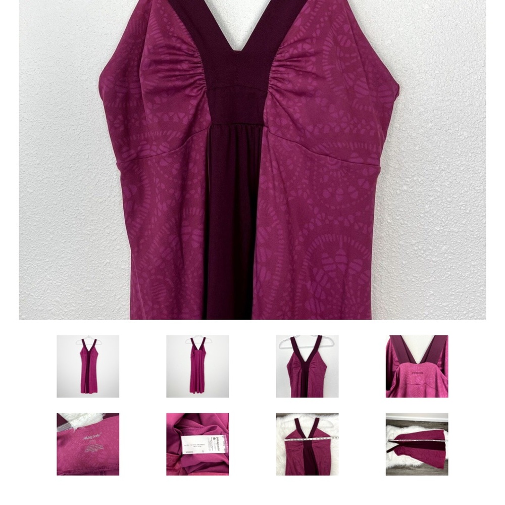 Patagonia Women’s Medium Corrine Mosaic Currant Athletic Dress - Picture 4 of 8